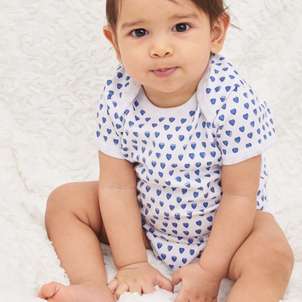 Roller Rabbit Infant Heart Onesie 3-6